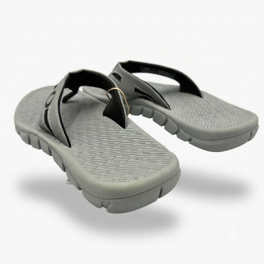 Oakley Operative Sandal 2.0 Mens Size 13 Stone Gray Sport Flip Flop **NEW** - Picture 10 of 13